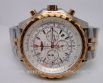 Breitling For Bentley Motors White Face 2-Tone Watch Replica